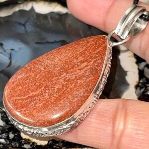 Golden Sandstone Pendant 2”